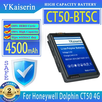 YKaiserin Аккумулятор CT50-BTSC CT50BTSC 4500 мАч Для Honeywell CT50 CT60 318-055-010 Digital Batteria