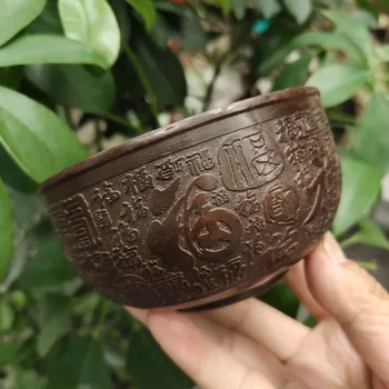 Коллекция антиквариата Разное Антикварная чаша Фузи Байфу Баоцзян Старинные даосские поделки для домашней чайной церемонии
